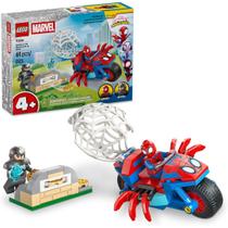 Lego Marvel Spidey em sua Motocicleta vs Rhino 11206