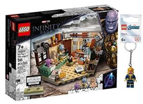 Lego Marvel Studios 76200 A Saga do Infinito: O Novo Asgard do Irmão Thor + Thanos Keychain Pacote Exclusivo