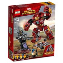 LEGO Marvel Super Heroes Vingadores: Guerra Infinita O Hulkbuster Smash-Up 76104 Building Kit apresenta figuras proxima Midnight, Outrider e Bruce Banner (375 peças) (Descontinuado pelo Fabricante)