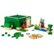 Lego Minecarft A casa Tartaruga De Praia 234 Peças - 21254