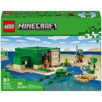 Lego minecraft 21254 a casa tartaruga de praia