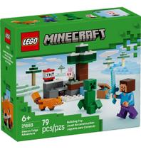 Lego Minecraft 21583 Aventura Do Steve Na Taiga 79 Minecraft Lego Minecraft 21583 Aventura Do Steve Na Taiga 79 Minecraft
