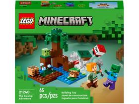 LEGO Minecraft A Aventura no Pântano - 65 Peças 21240