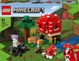 Lego Minecraft A Casa Cogumelo 21179 Caixa 272 peças