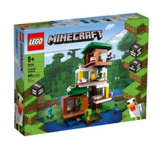 Lego Minecraft - A Casa Da Árvore Moderna 909 Peças - 21174 Lego Minecraft - A Casa Da Árvore Moderna 909 Peças - 21174