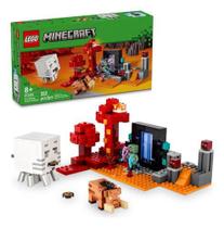 Lego Minecraft A Emboscada Do Portal Nether 21255 352pçs