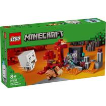 LEGO Minecraft - A Emboscada no Portal do Nether - 352 Peças - 21255