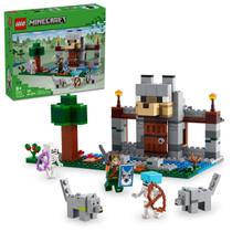 Lego Minecraft A Fortaleza Do Lobo 21261 312 Peças