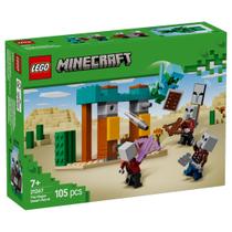 LEGO Minecraft - A Patrulha do Deserto de Illager - 105 Peças - 21267 LEGO Minecraft - A Patrulha do Deserto de Illager - 105 Peças - 21267
