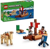 LEGO Minecraft A Viagem do Barco Pirata 21259-Lego