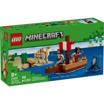 Lego Minecraft A Viagem Do Navio Pirata 166 Peças - 21259