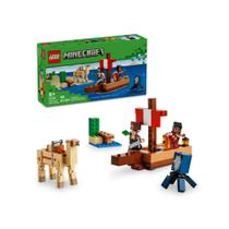 Lego Minecraft A Viagem Do Navio Pirata 21259 - 166 Peças