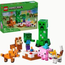 Lego Minecraft Aniversário Do Porquinho 351 Peças 8+ 21281