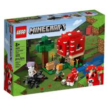 Lego Minecraft Casa de Cogumelo Com Esqueleto 272 Pças 21179
