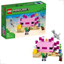 Lego Minecraft Casa Do Axolotl 21247 Blocos De Montar Coleção