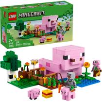 Lego Minecraft Casa do Porco Bebe 21268 com 238pcs Lego Minecraft Casa do Porco Bebe 21268 com 238pcs