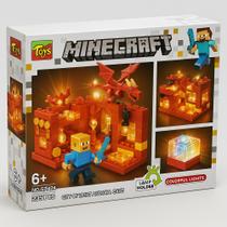 Lego Minecraft Dragão de Fogo com LED - 235 peças - GT124-2