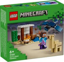 Lego Minecraft Expedição ao Deserto de Steve 75 Peças - 21251
