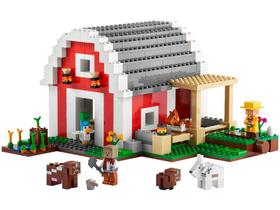 LEGO Minecraft O Celeiro Vermelho 799 Peças - 21187