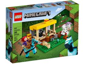 LEGO Minecraft O Estábulo de Cavalos 241 Peças - 21171