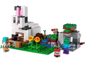 Lego Minecraft O Rancho Dos Coelhos 340 Peças - 21181