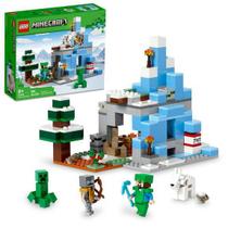Lego minecraft os picos gelados 21243 (304 peças)