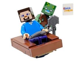 LEGO Minecraft: Steve com Minifiguras de Zumbis Afogados LEGO Minecraft: Steve com Minifiguras de Zumbis Afogados