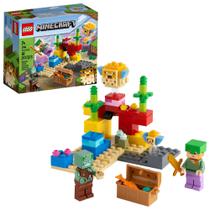 LEGO Minecraft The Coral Reef 21164 - Conjunto de Construção para Crianças (7+)