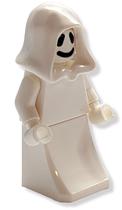 LEGO Minifig Ghost com capuz branco da Haunted House LEGO Minifig Ghost com capuz branco da Haunted House