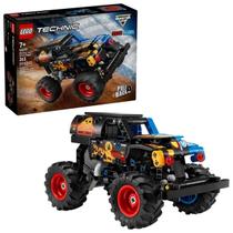 Lego Monster Jam Grave Digger Fogo E Gelo 263 Peças - 42219 Lego Monster Jam Grave Digger Fogo E Gelo 263 Peças - 42219