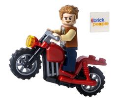 LEGO Mundo Jurássico: Minifigura de Owen Grady com Moto