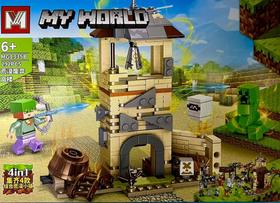Lego My World - com 292 peças - Torre e Castelo - MG1335B