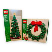 LEGO Natal: Conjunto de Árvore de Natal (40573) e Coroa de Flores (40426)