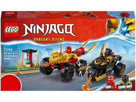 LEGO Ninjago Batalha de Carro e Moto de Kai e Ras