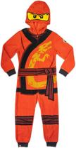 LEGO Ninjago Boy's Kai O Unionsuit de Capuz Vermelho, Verde, Si