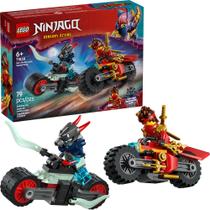 Lego Ninjago Corrida de Moto Veloz do Kai 71838 com 79pcs