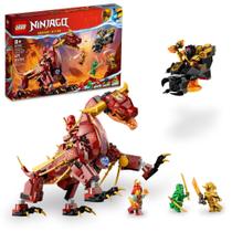 LEGO NINJAGO Heatwave Transforming Lava Dragon 71793 - Conjunto de Construção com 5 Minifiguras