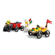 Lego Pack Carros De Corrida VS Caminhão Dos Bombeiros 70 Peç Cores:amarelo/vermelho Lego Pack Carros De Corrida VS Caminhão Dos Bombeiros 70 Peç Cores:amarelo/vermelho