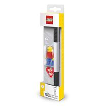 Lego Papelaria Pen Pal - Lego Black Gel Pen e Minifgure Classic