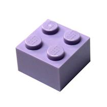 LEGO Partes e Peças: Lavanda (Roxo Médio) 2x2 Tijolo