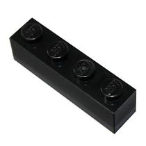 LEGO Partes e Peças: Preto 1x4 Tijolo x50