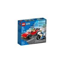 lego perseguição de carro moto polícia 60392