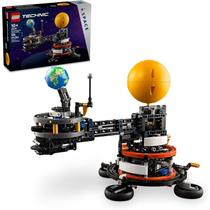 Lego planeta terra e lua em orbita 42179