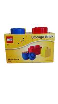 LEGO Room Copenhagen - Tijolo de Armazenamento (3 Peças) - Cores Clássicas LEGO Room Copenhagen - Tijolo de Armazenamento (3 Peças) - Cores Clássicas