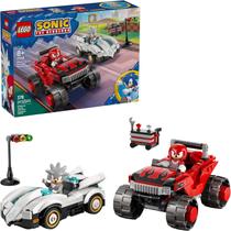 LEGO Sonic the Hedgehog - CARRO DO SILVER VS. MONSTER TRUCK DO KNUCKLES 77118
