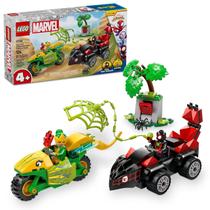 Lego Spidey Perseguição com Dinossauro e Veículos 124P 11198