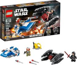 Lego star wars - a wing vs tie silence microfighters