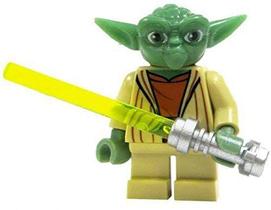 LEGO Star Wars Minifigura Clone Wars - Yoda com Sabre