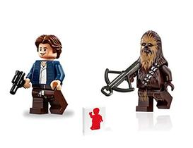 LEGO Star Wars Minifiguras Combo - Han Solo & Chewbacca c/ Armas (Edição 20 Anos)