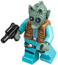 LEGO Star Wars Minifigure - Greedo The Bounty Hunter (com Belt and Blaster) 75205